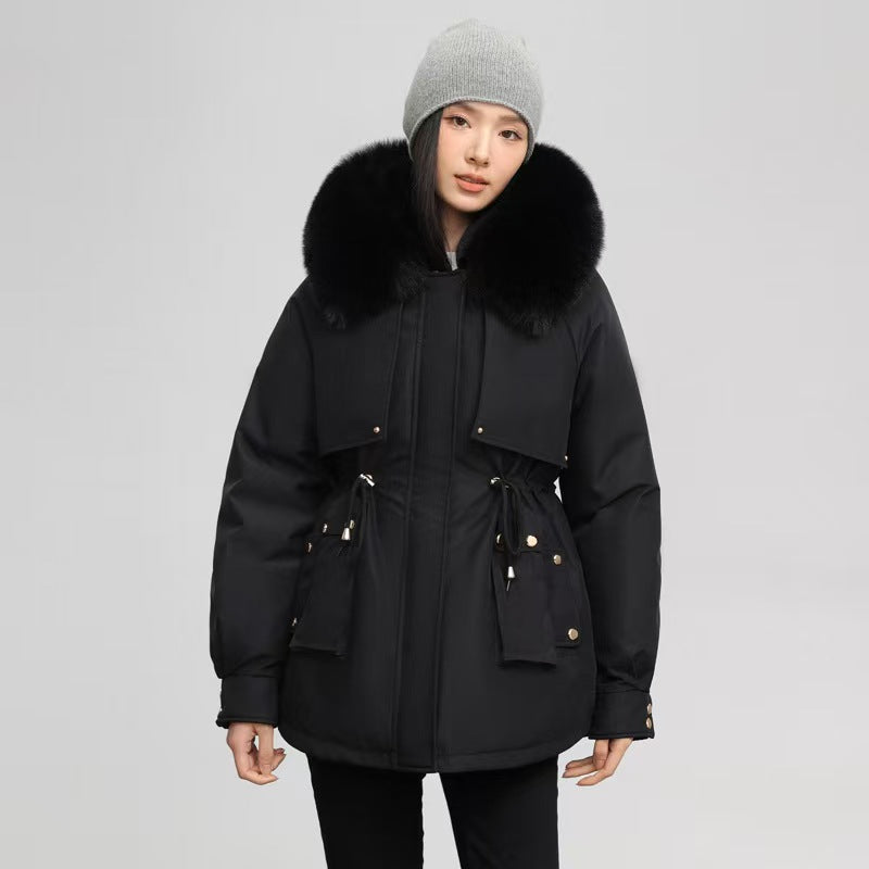 Detachable-liner parka/padded jacket (3-way wear)